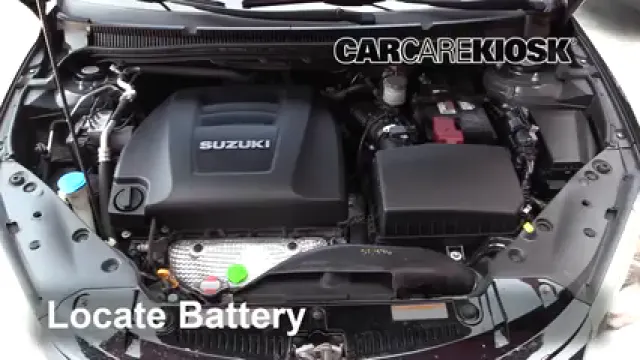 2013 Suzuki Kizashi GTS 2.4L 4 Cyl. Batterie Changement